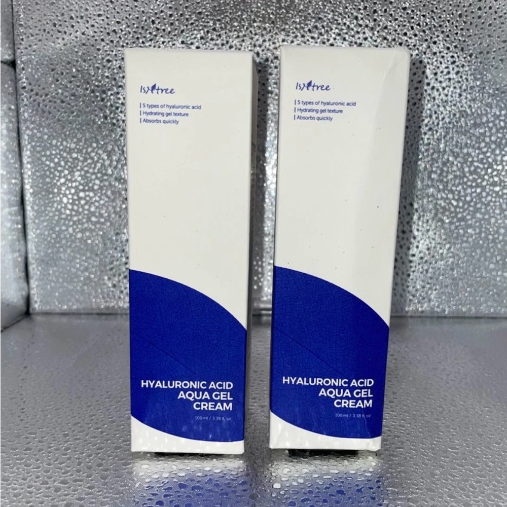 ISNTREE Hyaluronic Acid Aqua Gel Cream 3.38 oz each Exp 10/25 NIB Lot of 2
